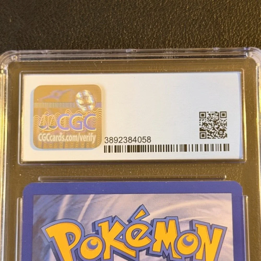 Pokemon Slowpoke 1st Edition Fossil 55/62 CGC 9 Mint Blue Label TCG 1999 WotC